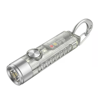 TUNGNE S11 2 400LM Mini Sleutelhanger Zaklamp USB C Oplaadbaar Kleine EDC Lamp IP66 Waterdicht Magnetische Staart UV Lam