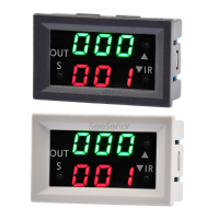 T2401 O T2401 N DC 12V Dual LED Display Tijdrelaismodule Digitale Tijdvertragingsrelais Cyclus Tijdschakelaar Controlemo