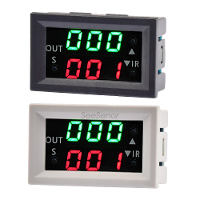 T2401 O T2401 N DC 12V Dubbele LED Display Tijd Relais Module Digitale Tijd Vertraging Relais Cyclus Timer Schakel Contr