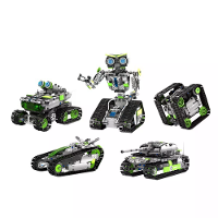 TUOMU STEM ROBOT T1120 5in1 Transformeer Coding Robot Bouwblok Assemblage Kit Programmeerbare Robotica STEM Speelgoed On