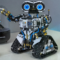 TUOMU T1107 1468 stuks Dual mode Ruimtevaart Robot Combinatie 2 in 1 Bouwblok Assemblagekit Kind Kerstcadeau