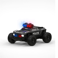 Turbo Racing C82 RTR 1/76 2.4G Mini RC Car Politie Off Road Truck LED lampen Volledig Proportionele Voertuigen Model Kin