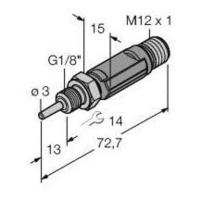 Turck 9910574 TTM100C 103A G1/8 LI6 H1140 L013 50/100C Temperatuursensor  50 tot 100 °C