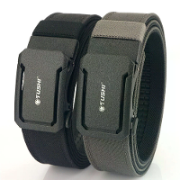 TUSHI 120cm Mannen Automatische Gesp Tactische Riem Militair Stevig Nylon Riem voor Buitengewone Werk Bedrijf Politiewer