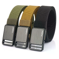 TUSHI 120cm Metalen Gesp Tactische Riem Nylon Wistand Invoegen Gesp Militaire Fan voor Mannen Vrouwen