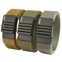 TUSHI 120cm Nylon Hard Tactische Riem voor Mannen Metalen Automatische Gesp Militair Riem voor Buitenactiviteiten