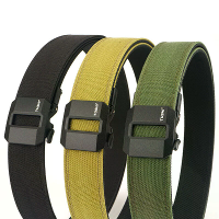 TUSHI Metaal Gesp Tactische Riem voor Mannen Verstelbare Nylon Militaire Wapenriem Zware EDC Buitensport Politietaken Ta