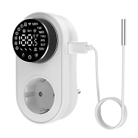 Tuya 1419 Wi Fi Plug in Slimme Thermostaat Stopcontact met Timerfunctie LED Display Knop type APP Besturing Temperatuur