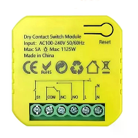 Tuya 5A Slimme ZigBee WiFi Droge Contact Ingeschakeld Schakelaar Relay App Afstandsbediening Timing DC12/24V AC100 240V
