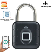 Tuya Slimme Vingerafdruk Deurslot Knop Kast Slot Gym Garderobe Deur Wachtwoord Hangslot Elektronisch Deurslot IP67 Water