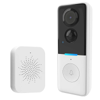 Tuya Smart Video Deurbelcamera 1MP HD 120 Graden Kijkhoek PIR Beweging Detectie Twee Wege Audio Nachtzicht IP65 Waterdic