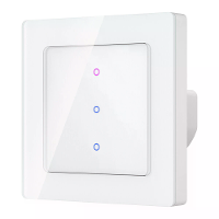 Tuya Smart WiFi Lichtschakelaar 1/2/3 Gang Verstevigd Glazen Paneel Schakelaar met Planning & Automatiseringsfunctie Sma
