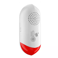 Tuya Smart WiFi Temperatuur  en Vochtigheidssensor 80dB Geluidslichtalarm 180 Dagen Standby Smart Life App Remote Monito