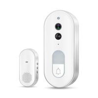 Tuya Smart WiFi Video deurbel 720P HD 120° breed gezichtsveld 4000mAh batterij AI menselijke beweging infrarood nachtzic