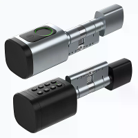 Tuya TTlock Slimme Elektronische Deurslot 60 90mm Aluminium Legering Slot Vingerafdruk App Afstandsbediening Meerdere On