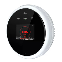 Tuya Wi Fi Gaslekdetector Natuurlijke Gas LPG Alarm Hittestensor TFT LCD Display Afstandsbediening Huisveiligheid