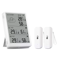 Tuya WiFi+RF433 Temperatuur  en Vochtigheidssensor Sets Schermweergave Monitor Hoofd  en Subapparaten Kits Binnen Buiten