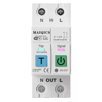 Tuya WiFi Slimme Meterkoppeling 2P 1 63A Intelligent Circuit Breaker Power Metering Scheoule Mode Cycle Timer Metring Da