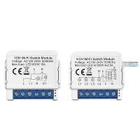 Tuya WiFi Slimme Schakelmodule 1/2/3/4CH Ondersteunt 2 Weg Besturing App Afstandsbediening Doe Het Zelf Lichtschakelmodu