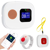 Tuya WiFi SOS Draadloze Zorgverlener Pager Belknop Systeem Noodalarmknop voor Senioren Patiënten Gehandicapten Ouderen B
