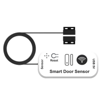 Tuya WiFi/Zigbee Slimme Deur /Raamsensor met 5 meter bekabelde real time statusmelding, externe monitoring, spraaksturin