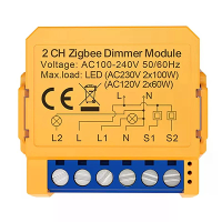 Tuya WiFi/ZigBee Slimme Dimmerschakelaar Module 1/2 Gang Controleer LED verlichting Dimbare Schakelaar Stemcontrole met