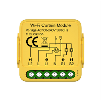 Tuya Wifi/Zigbee Slimme Gordijnmodule Alexa Google Home Assistant Compatibel met Afstandsbediening App Control Timer Sch