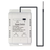 Tuya Zigbee Temperatuur Vochtigheid Slimme Schakelaar 16A 3000W APP Afstandsbediening Spraakbesturing Timer & Schema voo