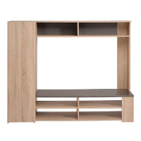 TV meubel Jackson   eiken   166x138x41 cm   Leen Bakker