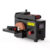 [EU/BR Direct] Twee bomen Miniatuur Bandschuurmachine Slijper 8500 RPM Variabele Snelheid Digitale Weergave 0 90° Verste
