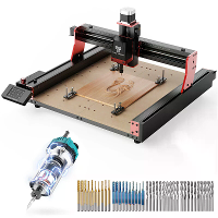 TWO TREES [EU Direct]TWEE BOMEN TTC450 Pro CNC Lasergraveerder 460x460mm Werkgebied Routermachine+30000RPM 800W Hoogwaardige Motor