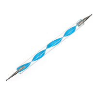 Two Way Dotting Pen Marbleizing Tool Nail Art Pen Tool Random Color