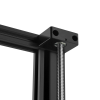 TWEE TREES® aluminiumlegering Z as loodschroefdraadmontage Metalen Z staaf lagerhouderblok voor 3D printer
