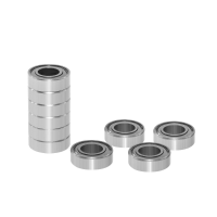 TWO TREES® 10st volledig metalen flenskogellager 608/623/624/625/626/688zz diep flens katrolwiel voor 3D printer