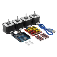 TWO TREES® CNC schild + UNO R3 bord + 4x A4988 stappenmotorbesturing + 4x 4401 stappenmotorkit voor 3D printer