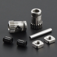 TWO TREES® Drivegear kit dual drive gear extruder kit Gekloonde Btech upgrade voor extruder voor Prusa i3 3d printer gea