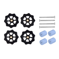 TWO TREES® Silicone Solid Spacer Heetbed nivelleringskolom voor CR 10/ CR10S Ender 3 Prusa i3 Plus Anet A8 Wanhao 3D pri
