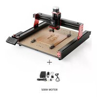 TWO TREES TTC450 Pro CNC Graveermachine Kit 500W Luchtgekoelde Spilmotor ER11 Chuck + 52mm Klemmen + Voedingsspanning Sn