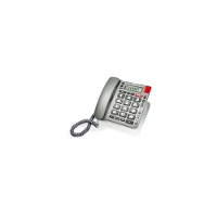 Profoon Telefoon met grote knoppen en alarmfunctie TX 800 zilver