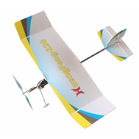 TY Model HuangFeng 220 220mm Wingspan PP Foam Ultra lage Snelheid Zweefvliegtuig Indoor RC Vliegtuig KIT / KIT+Motor