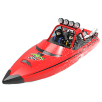 TY XIN 725 2.4G 30km/h RC Boot Jet Speedboot Botsing Reset Waterdicht LED Licht Afstandsbediening Schip Hoge Snelheid Vo