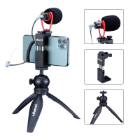 UALNZI Smartphone videokit III SAIREN Q1 Microfoon Ulanzi MT 04 Ministatief ST 02S Telefoonhouder Vloggen Accessoires Yo