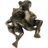 Twee kikkers spuitfiguur