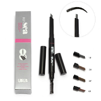 Ubub Dual Head Waterproof Eyebrow Pencil 4 Colors Eye Makeup
