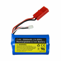 UDIRC UDI021 Eachine EBT04 RC Boot Spare 7.4V 2000mAh 14.8Wh Li Ion Batterij UDI021 28 Voertuigen Modellen Onderdelen Ac