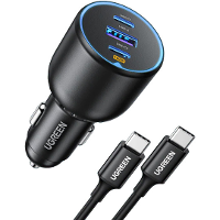 Ugreen 130W 3 Port Fast Car Charger oplader