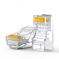 UGREEN 50 stks RJ45 Ethernet Kabel Cat 6 Connector RJ45 Connector Ethernet Kabel Crimp Connectors UTP Netwerk Plug voor