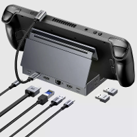 UGREEN 9 in 1 Steam Deck Docking Station PD100W 4K@120Hz RJ45 10Gbps SD3.0 Voor Steam Deck Rog Ally X Legion Go Opvouwba