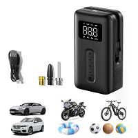 UGREEN Bandenpomp Draagbare Luchcompressor 150PSI Luchtpomp met Batterij LED Licht Draadloze Bandenpomp voor Auto's Fiet