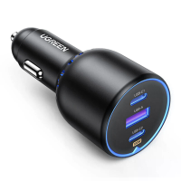 UGREEN CD293 PD130W 3 poorts USB PD lader USB A+2USB C PD3.0 QC3.0 Ondersteunt AFC FCP APPLE5V2.4A BC1.2 Snel opladen vo